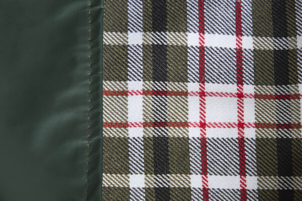 Fashion Dog - Cappotto impermeabile Cane in tela cerata foderato in tartan <br> Art. 112 - immagine 5