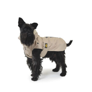 Fashion Dog - Cappotto impermeabile Cane con cappuccio e imbottitura in ecopelliccia staccabile <br>Art. 242