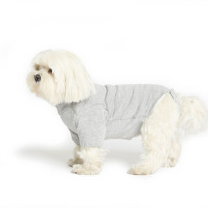 Fashion Dog - Body Cura Pets foderato in tessuto ipoallergenico ed ecologico con protezione zampe anteriori - pancia coperta <br> Art. 802