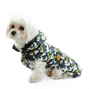 Fashion Dog - Cappotto impermeabile con fodera di pelo staccabile - Art.241
