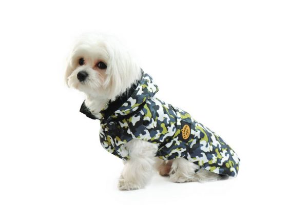 Fashion Dog - Cappotto impermeabile con fodera di pelo staccabile - Art.241