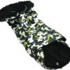 Fashion Dog - Cappotto impermeabile con fodera di pelo staccabile - Art.241 Retro