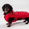 Fashion Dog - Cappotto impermeabile con imbottitura staccabile - Art.139 Rosso