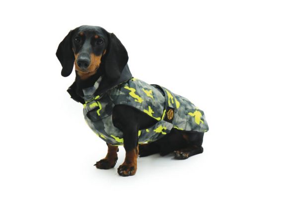Fashion Dog - Cappotto impermeabile trapuntato con cappuccio rimovibile - Art.142