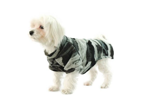 Fashion Dog - Cappotto in maglia con interno in pile - Art.222 Indossato