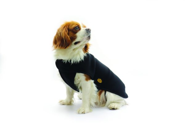 Fashion Dog - Cappotto in pile - Art.106 Nero - Indossato