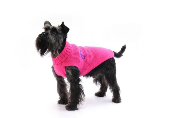Fashion Dog - Maglione da Cane 50% lana merinos 50% acrilico Indossato - Art. 312 Rosa