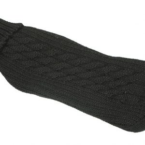 Fashion Dog - Maglione per Cane 50% lana merinos 50% acrilico - Art. 303 classic Nero
