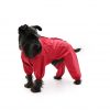 Fashion Dog - Tuta impermeabile in nylon Indossato - Art.205 Rosso