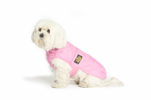 Fashion Dog - Cappotto impermeabile Cane con imbottitura staccabile <br> Art. 109 rosa