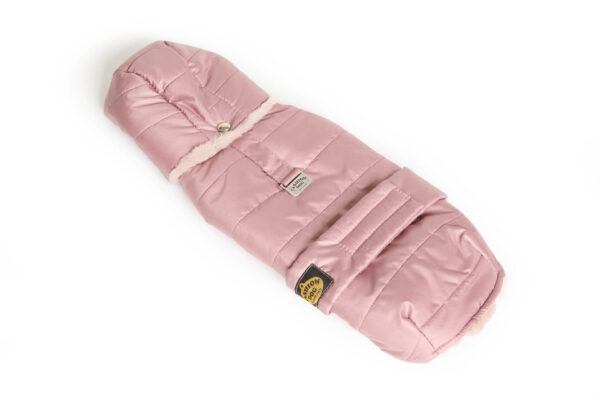 Fashion Dog - Cappotto trapuntato completamente foderato in eco pelliccia con cappuccio rimovibile <br> Art. 130 - immagine 9
