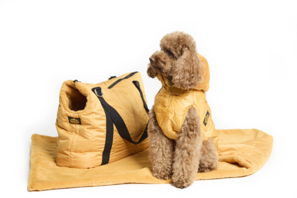 Fashion Dog - Borsa da trasporto completamente foderata in eco pelliccia <br> Art. 510 - immagine 3