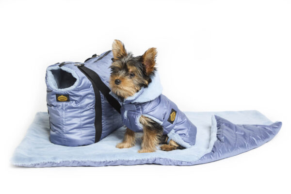 Fashion Dog - Borsa da trasporto completamente foderata in eco pelliccia <br> Art. 510 - immagine 2