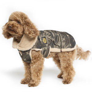 Fashion Dog - Cappotto trapuntato foderato in eco pelliccia <br> Art. 132