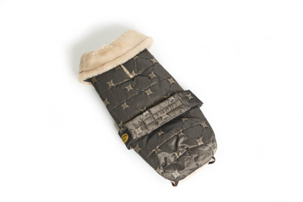 Fashion Dog - Cappotto trapuntato foderato in eco pelliccia <br> Art. 132 - immagine 2
