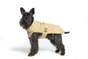 Fashion Dog - Cappotto impermeabile Cane in tela cerata foderato in tartan   Art. 219