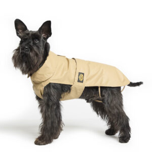 Fashion Dog - Cappotto impermeabile Cane in tela cerata foderato in tartan <br> Art. 219