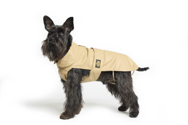 Fashion Dog - Cappotto impermeabile Cane in tela cerata foderato in tartan <br> Art. 219