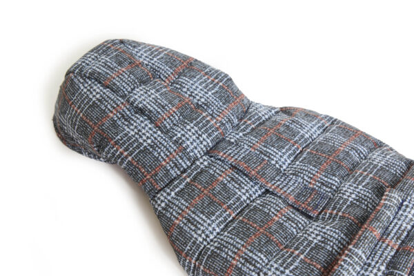 Fashion Dog - Cappotto impermeabile Cane trapuntato con cappuccio e asola per pettorina <br> Art. 264 - immagine 4