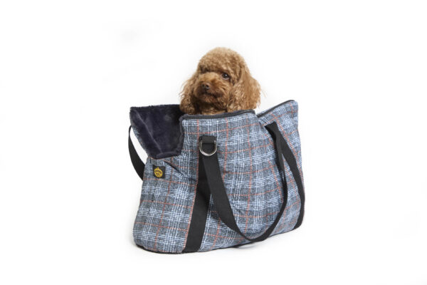 Fashion Dog - Borsa da trasporto Cane completamente foderata in ecopelliccia <br> Art. 511