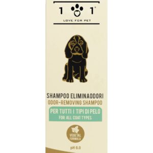 Linea 101 – Shampoo Cane Eliminaodori per tutti i Tipi di Pelo – 250 ml