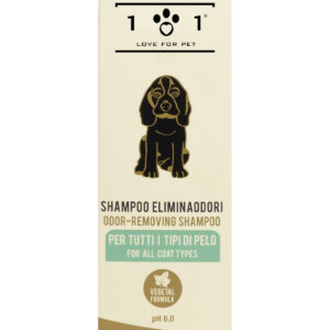 Linea 101 - Shampoo Cane Eliminaodori per tutti i Tipi di Pelo - 250 ml
