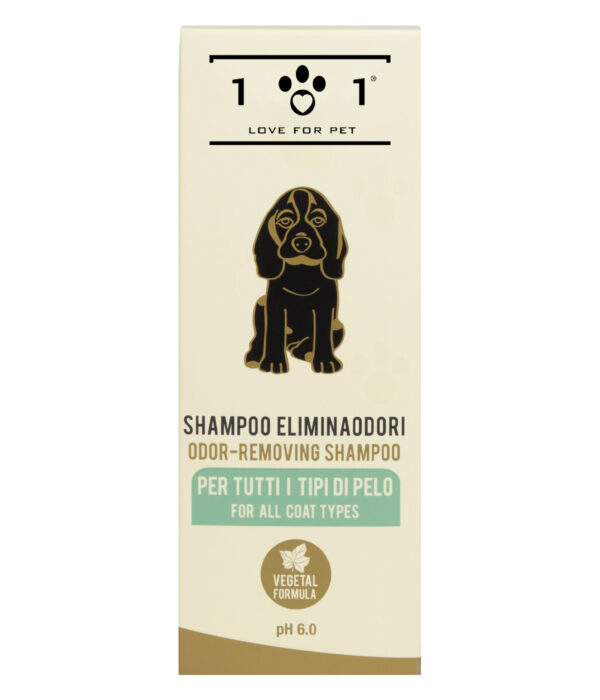Linea 101 - Shampoo Cane Eliminaodori per tutti i Tipi di Pelo - 250 ml
