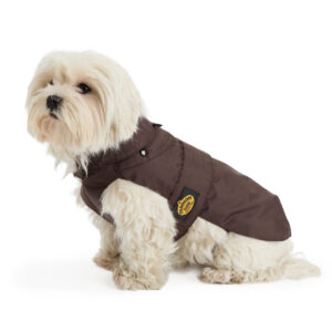 Fashion Dog - Cappotto impermeabile con imbottitura staccabile -Art. 244 - Colore marrone - dettaglio 2