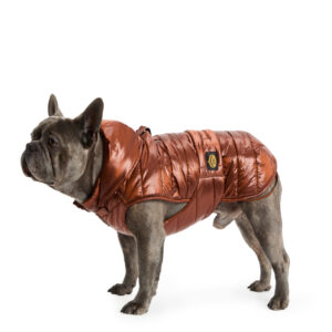 Fashion Dog - Cappotto impermeabile trapuntato con cappuccio rimovibile e asola per pettorina - Art. 159
